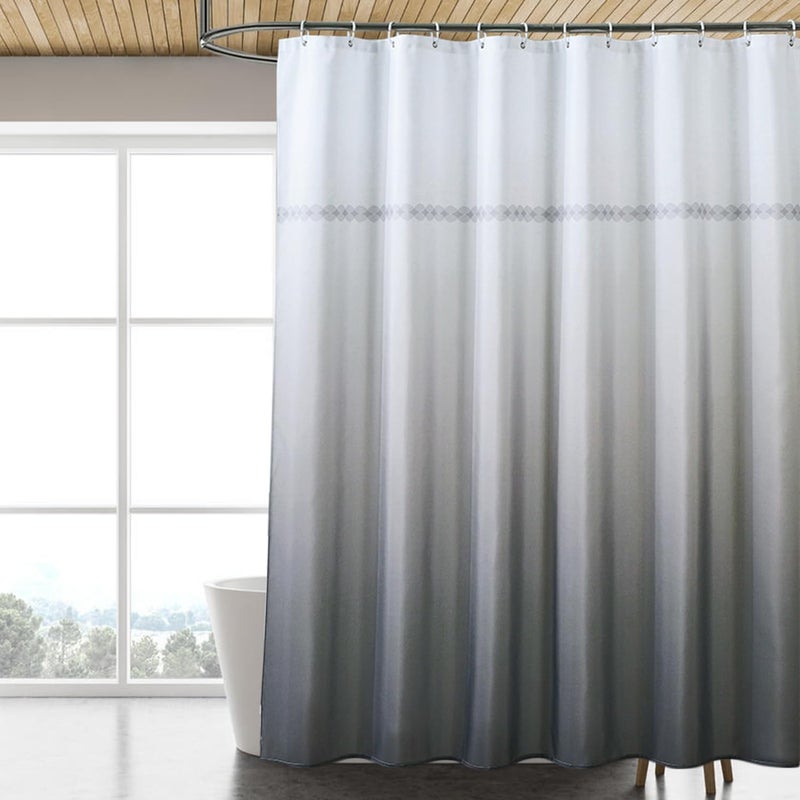 LLSCL Fabric Shower Curtain Liner with Magnets, Waterproof Hotel Quality, 72 x 72 Machine Washable - Image 1